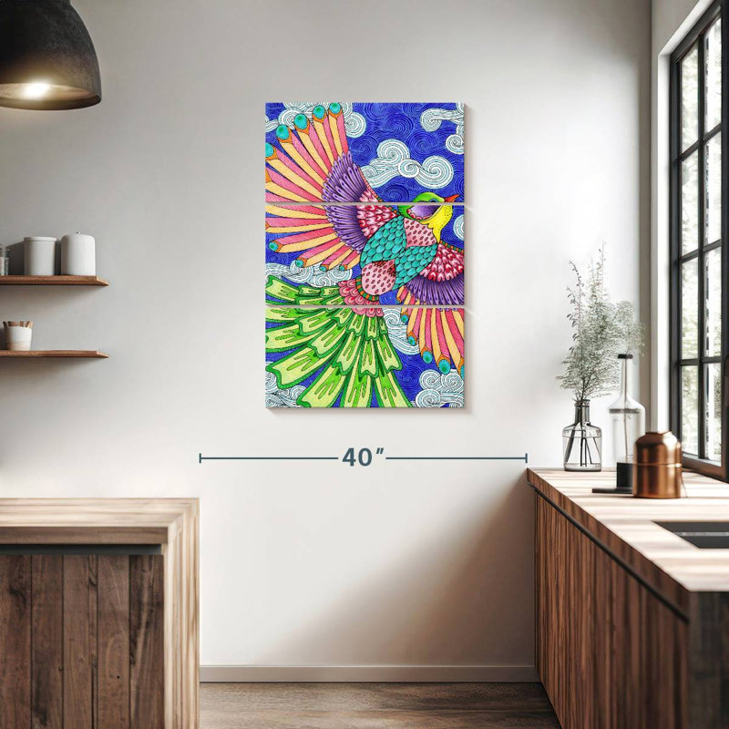 Brampt Winged Things, couleur IV, H 38 po x l 24 po
