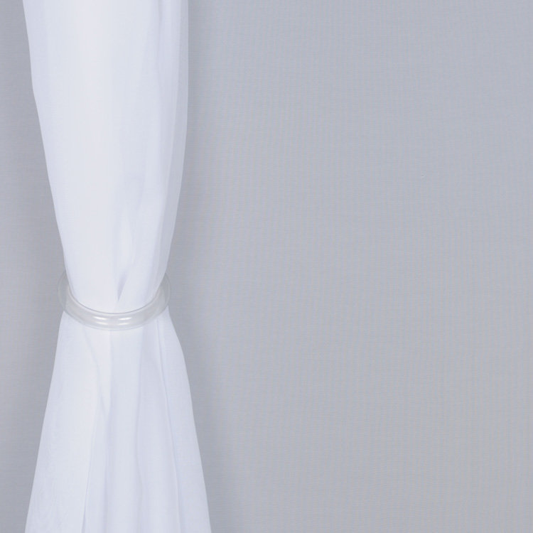 Voile Fabric, White