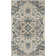 Helen Blue Floral Ornamental Medallion Area Rug