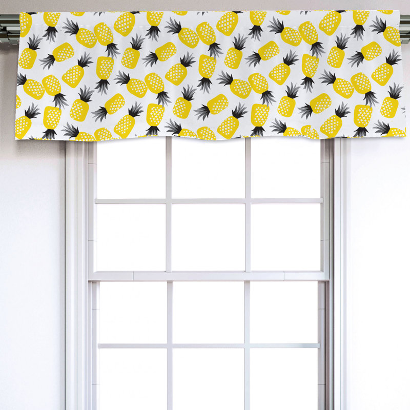 Sateen Ruffled Window Valance
