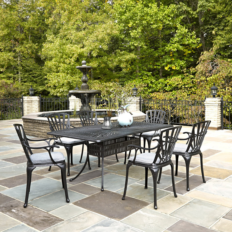 Frontenac Rectangular Outdoor Dining Table Yes , 72 " W 42 " D