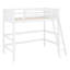Lit mezzanine en bois avec échelle-641286630