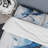 Blue and Grey Ethereal Elixir I BeddingMicrofiber / Polyester Duvet Cover Set-8110183
