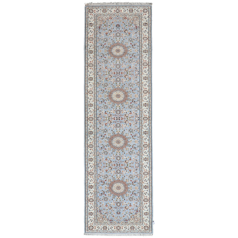 Oriental Area Rug in Ivory, Rectangle 8' x 10'