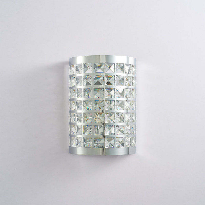 Applique murale Rene Lucite, finition chromée
