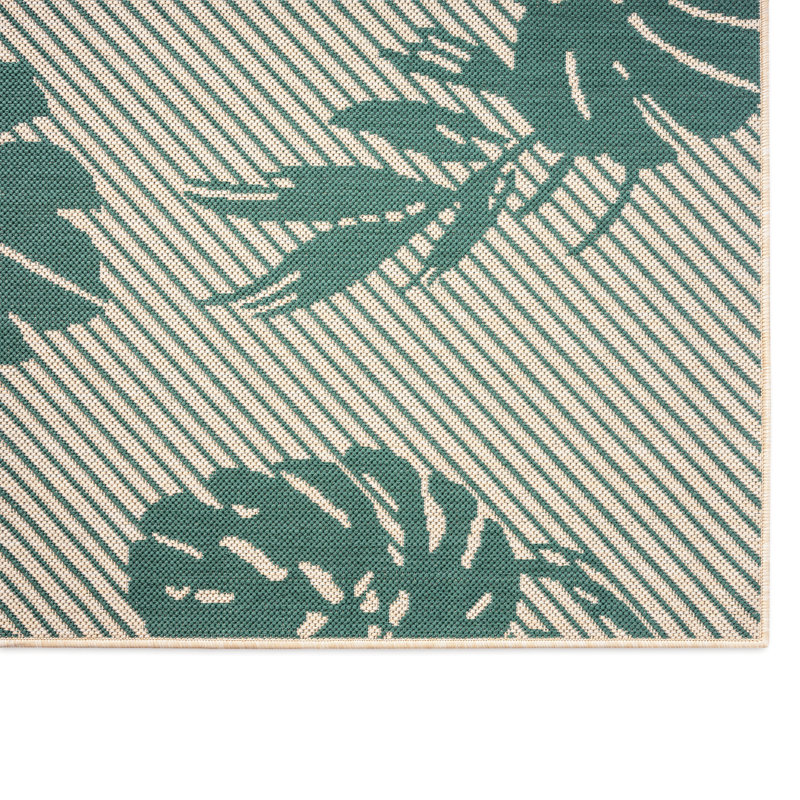 Tapis intérieur / extérieur Palm Coastal, Rectangle 5 pi 3 po x 7 pi 3 po