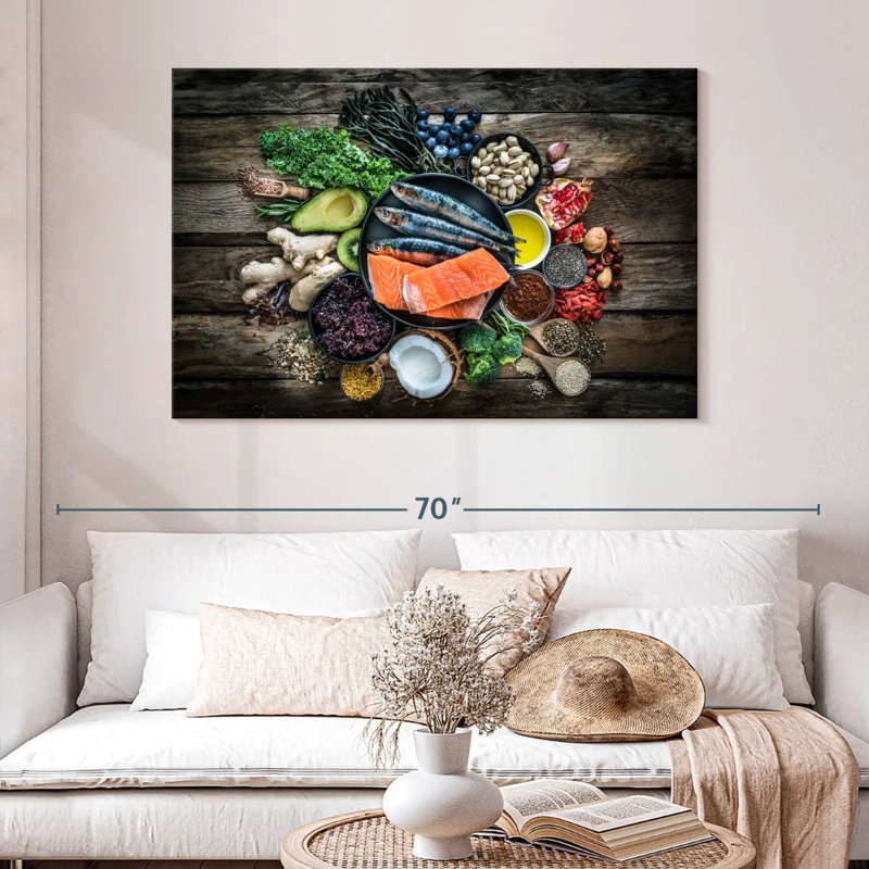 Yarlin Good And Healthy Food, 32" H x 48" W
