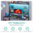 Nedyo 39''W LED Gaming Desk with Hutch and Pegboard, Computer Home Office desks with Power outlet and Shelf-1382720697