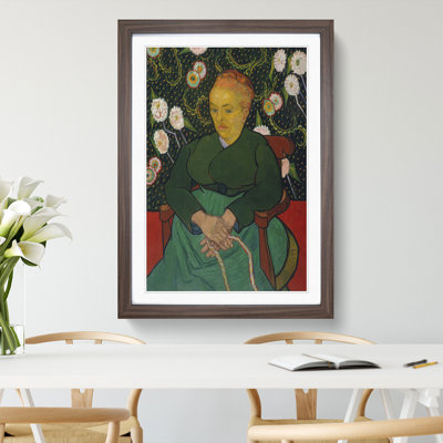 Seated Woman by Vincent Van Gogh - Picture Frame Painting