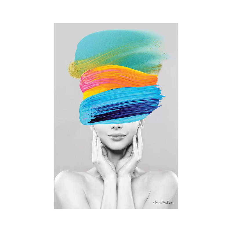 Beauty In Colors by Seven Trees Design - Gallery-Wrapped Canvas Giclée on Canvas, 66.04 cm H x 45.72 cm W x 1.91 cm D, Canvas