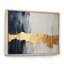 Waves Of Joy Minimal Nova - bleu et or I - peinture abstraite, art mural-1264404126-1264404097