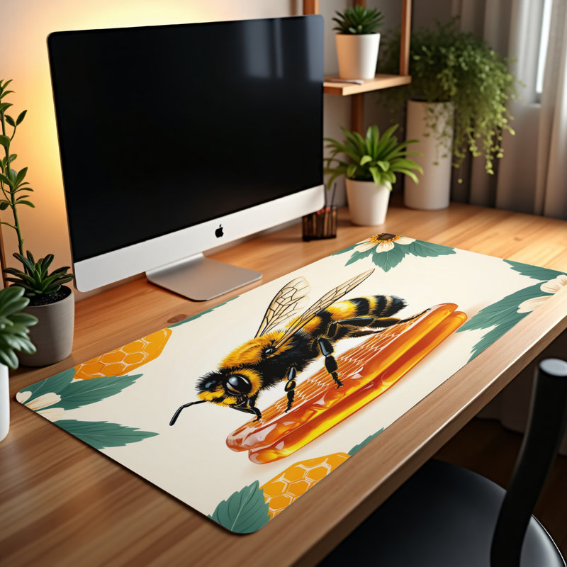 Polyester Desk Pad, 23.6x13.8