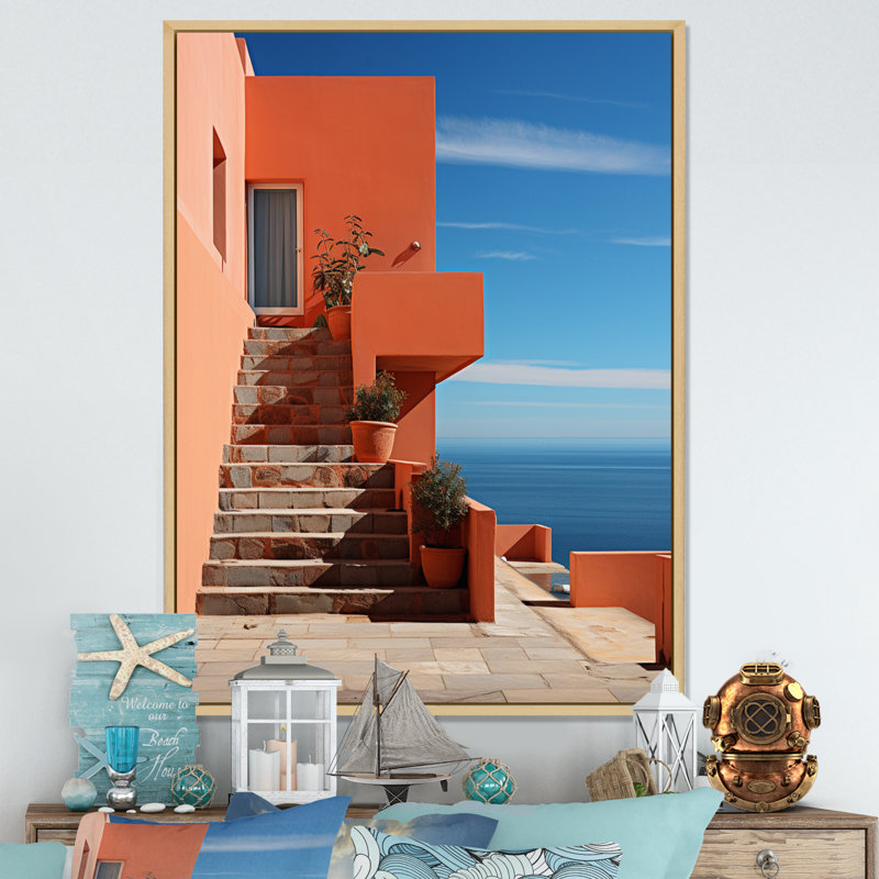 Coastal Minimalisme, photo 8 - Nautique et plage, reproduction sur toile, H 32 po x l 24 po x P 1 po, Cadre naturel flottant