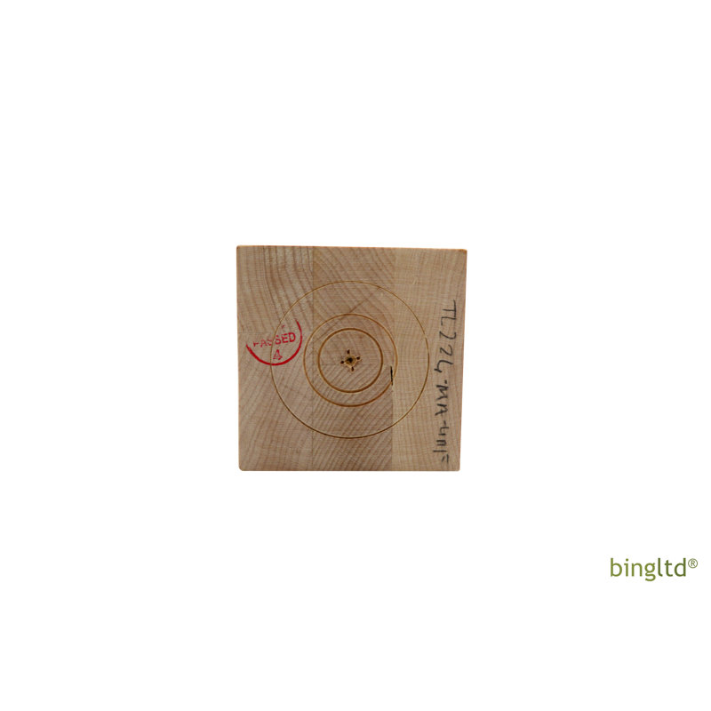 18'' Beige Unfinished Rubberwood Traditional Post