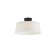 Melva Linen LED Semi Flush Mount