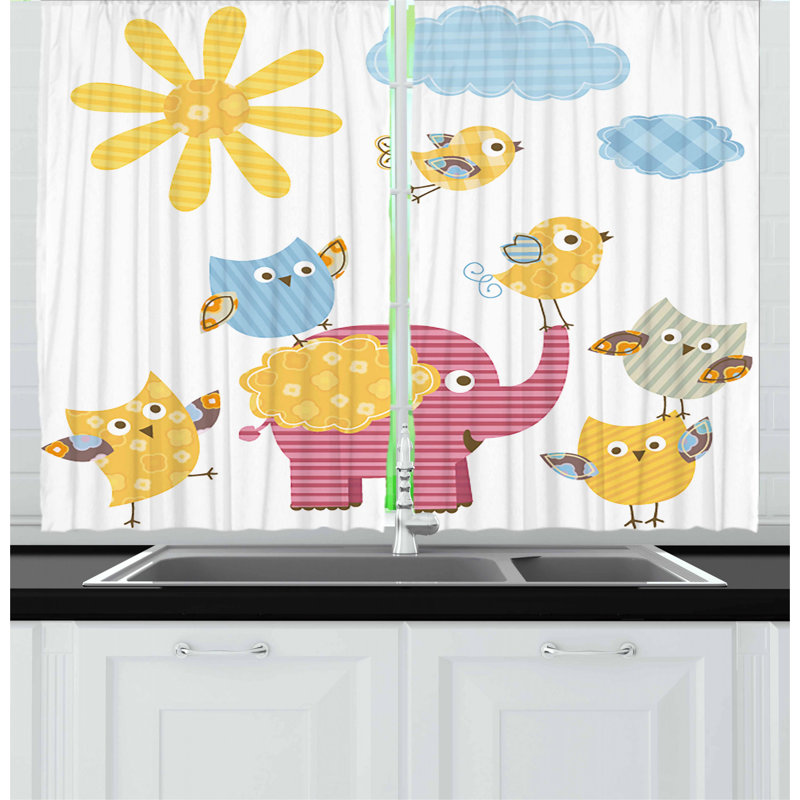 Pointed Kitchen Curtain