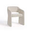 Chaise d'appoint rembourrée en lin avec accoudoirs-1878350873