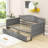Twin Size Daybed with 2 Drawers-1892311689