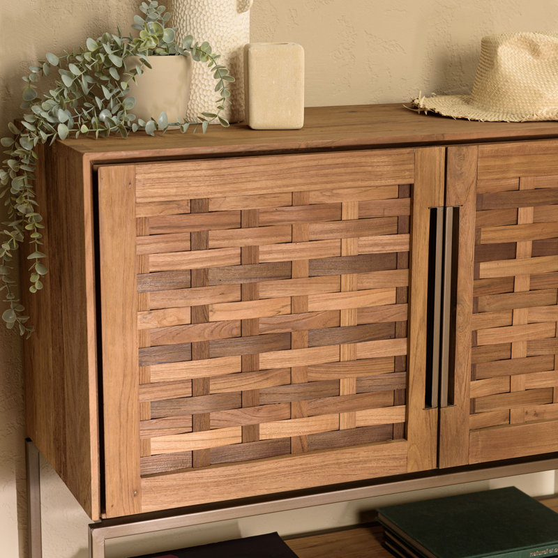 Leopoldeen 105.5cm Solid Wood Sideboard