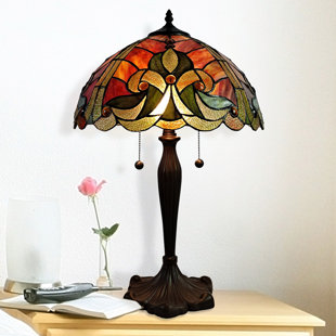 24'' Dark Brown Table Lamp