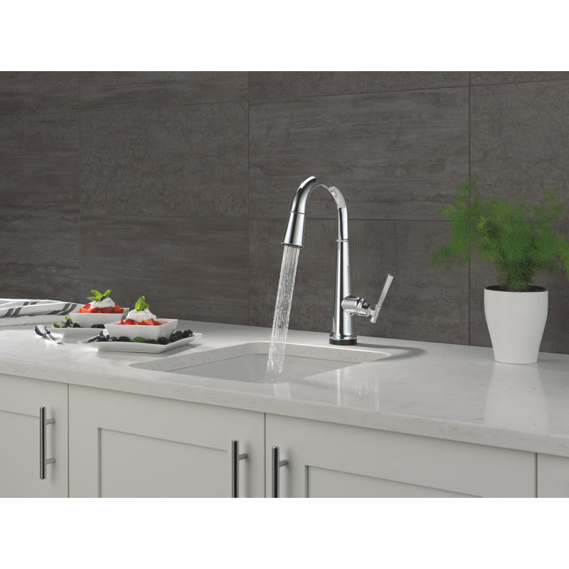Touch2O Bar / Prep Faucet with Touchless Technology, Lumicoat  Chrome