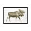 «Dark Moose on Wood Crop», reproduction sur toile-72435342-72435340-34986610