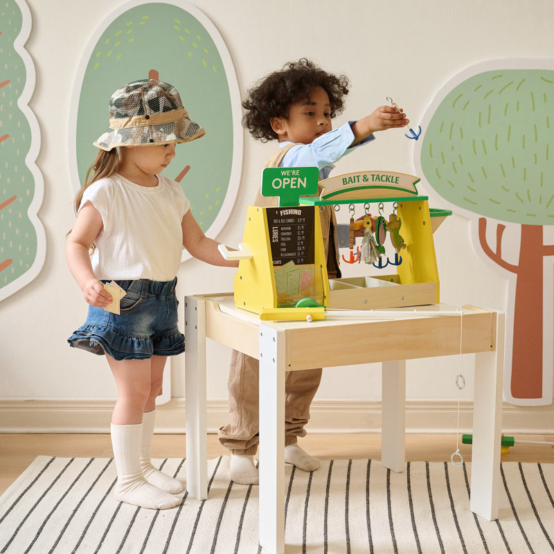 Teamson Kids My Little Helper Fishing Shop & 26 pc. Accessory Set