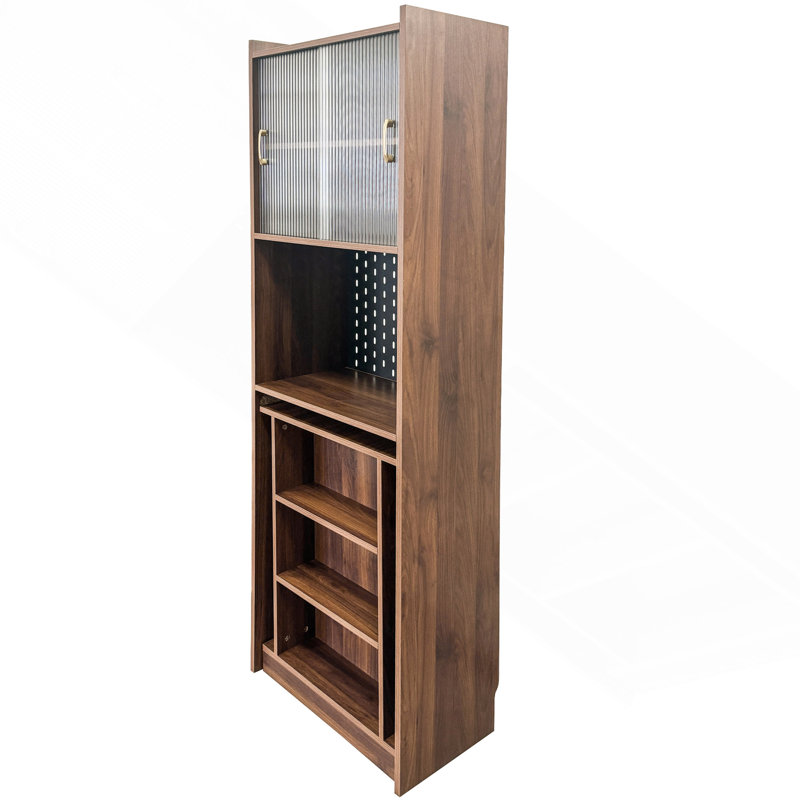Bureau pliant avec rangement, bureau d'ordinateur pliable peu encombrant pour petits espaces