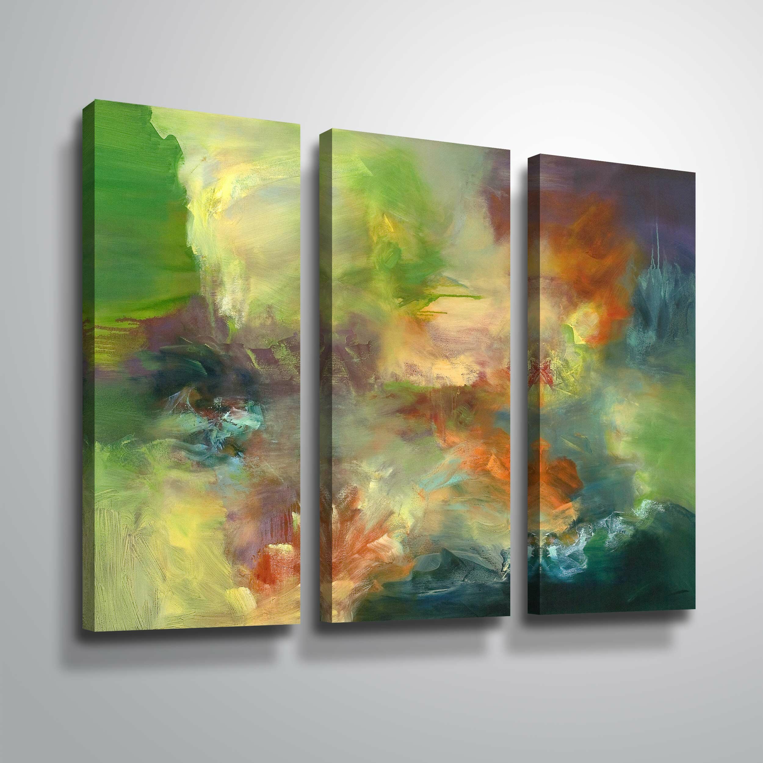 Latitude Run® The Wild Braid On Canvas 3 Pieces Painting | Wayfair