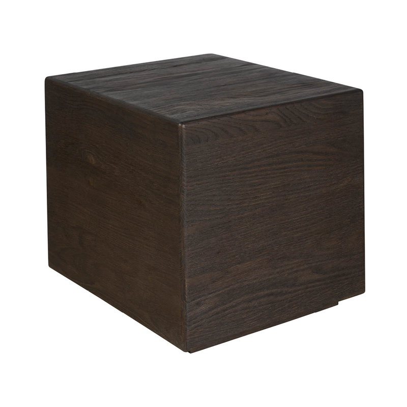 Modern End Table, Brown