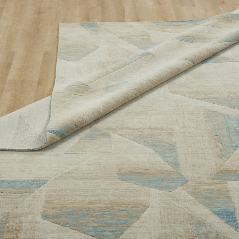 Wool Area Rug, Rectangle 3'6" x 5'6"