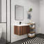 Meuble-lavabo à fixation flottante avec lavabo et porte à fermeture en douceur 2 portes Modern Design