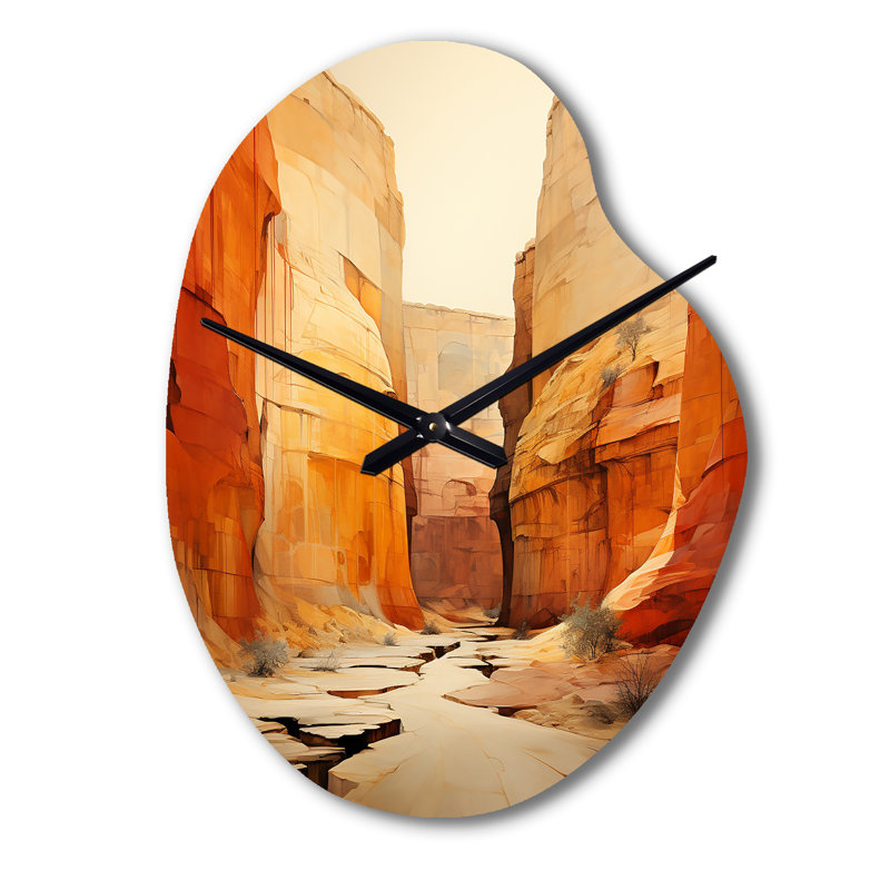 Horloge murale Ewert Bold Landscape Canyon Desert V - Canyon, Grand