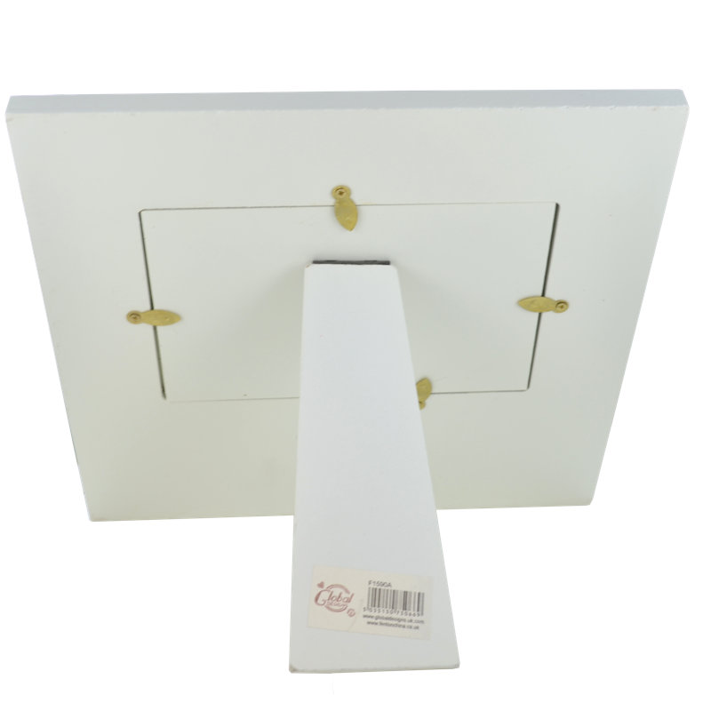 Cream Solid + Manufactured Wood Picture Frame
