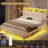 Dontrail Upholstered Sleigh Bed-396156591-396156588