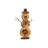 Log Snowman Figure Small