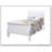White Twin Bed