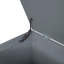 Lit de jour simple avec accoudoirs de rangement, lit gigogne et station de charge, gris-338106635