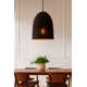 Declo Single Light Rattan Plug-in Pendant