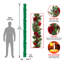 Guirlande de valse décorative avec lumières DEL 9 pi The Holiday Aisle®