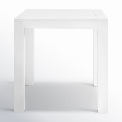 Camela 39.65'' Aluminum Outdoor Bar Table