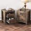 Table de chevet en bois Farmhouse