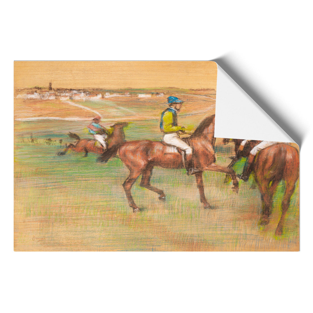 Race Horses by Edgar Degas - Frameless Print