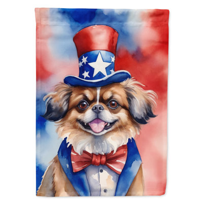 Patriotic American House Flag