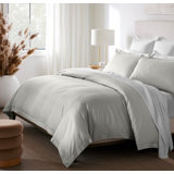 Percale Hemmed Duvet Set
