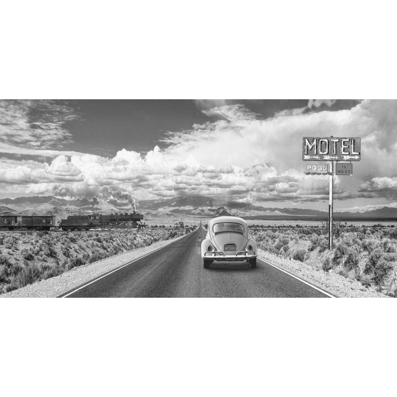 Wandering In The USA - Wrapped Canvas Print, 35cm H x 70cm W x 4cm D