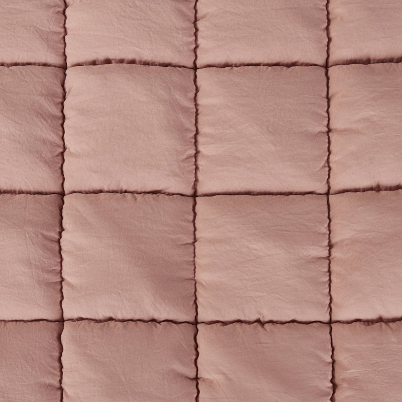 Ensemble d'édredon en duvet Dream Puff, Rose, Édredon simple + 1 taie décorative standard