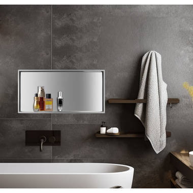 Glass Shelf for Shower Niche by Dawn Sinks