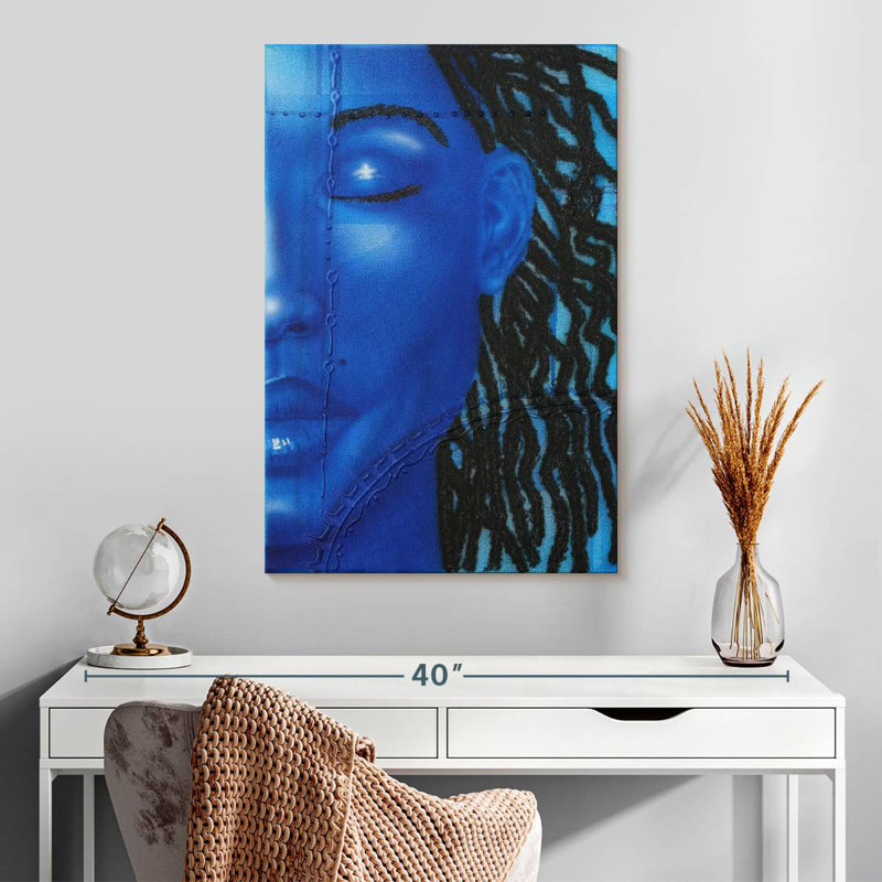 Leisha Azul, 30" H x 20" W