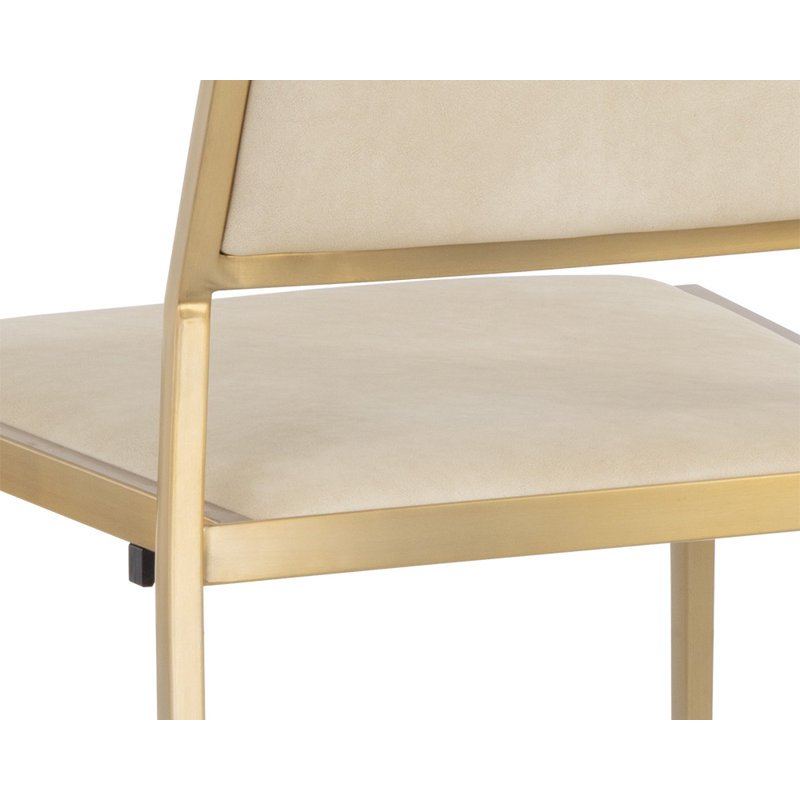 Odilia Upholstered Dining Chair, Cream